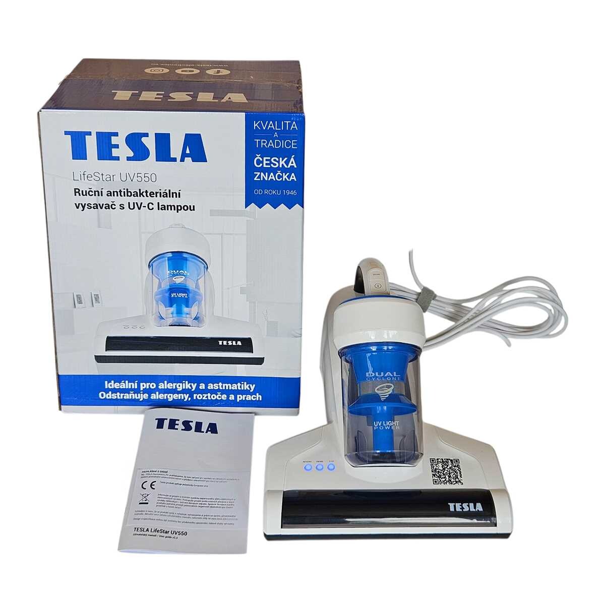 TESLA Electronics LTD ANTIBAKTERIÁLNÍ VYSAVAČ TESLA s UVC lampou