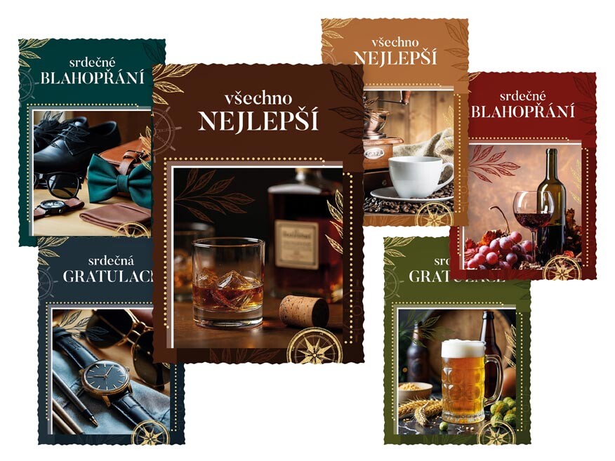 MFP 1230344 Pohlednice sr R063 E glitr+výsek+UV