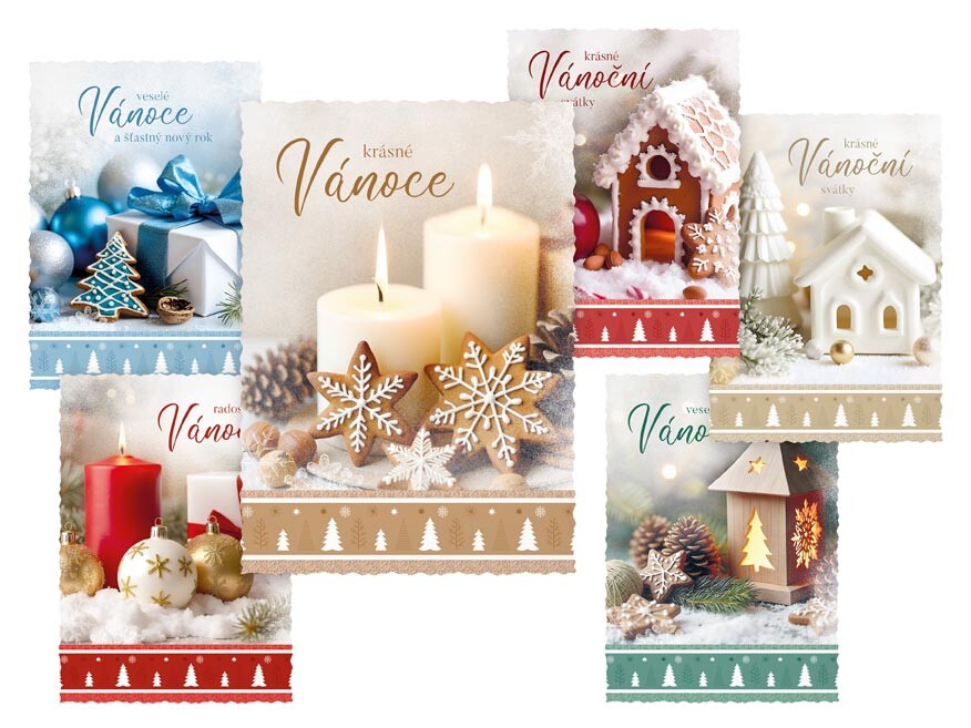 MFP 1240884 Pohlednice vánoční 179 D výsek+UV