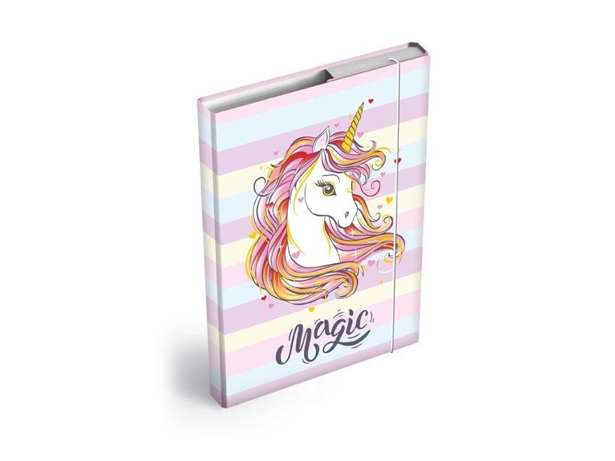 MFP 8020974 Desky na sešity box A5 Unicorn