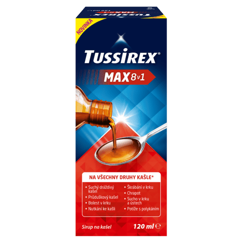 Tussirex MAX 8v1 sirup 120ml