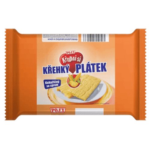 POEX Křehký plátek kukuřičný se sýrem 65g