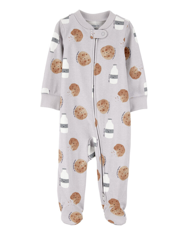 Carter's Overal na zips Sleep&Play Milk Cookies neutral