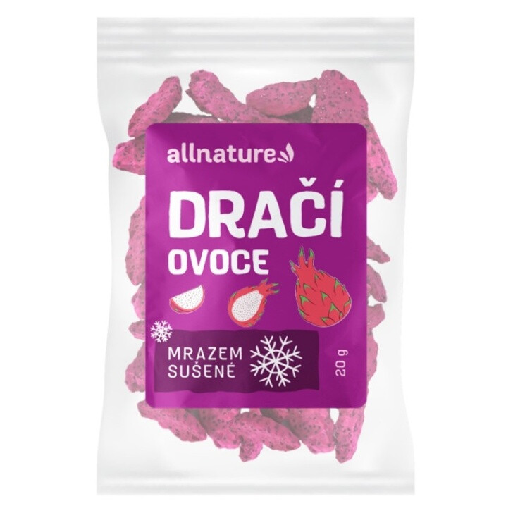 ALLNATURE Dračí ovoce sušené mrazem 20 g, poškozený obal