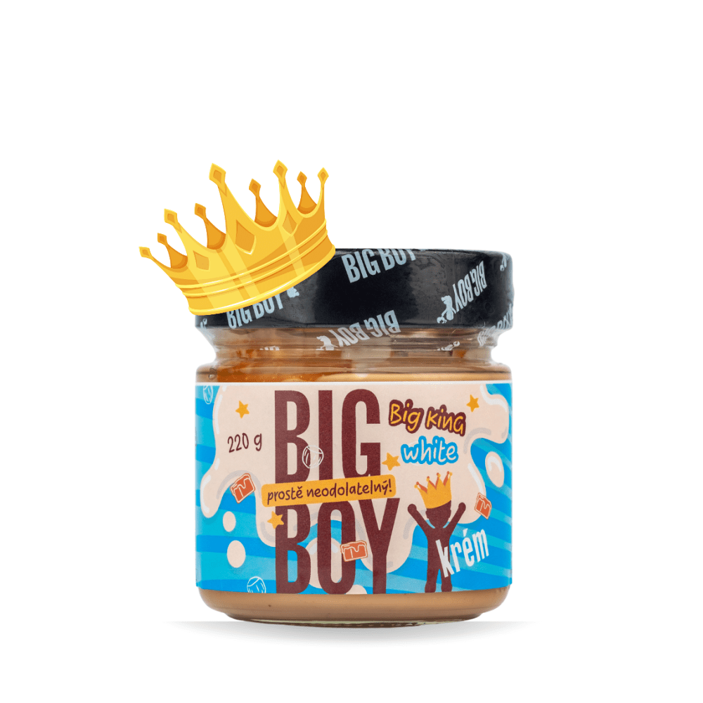 BIG BOY Big king white krém s lískovými ořechy a mlékem 220 g
