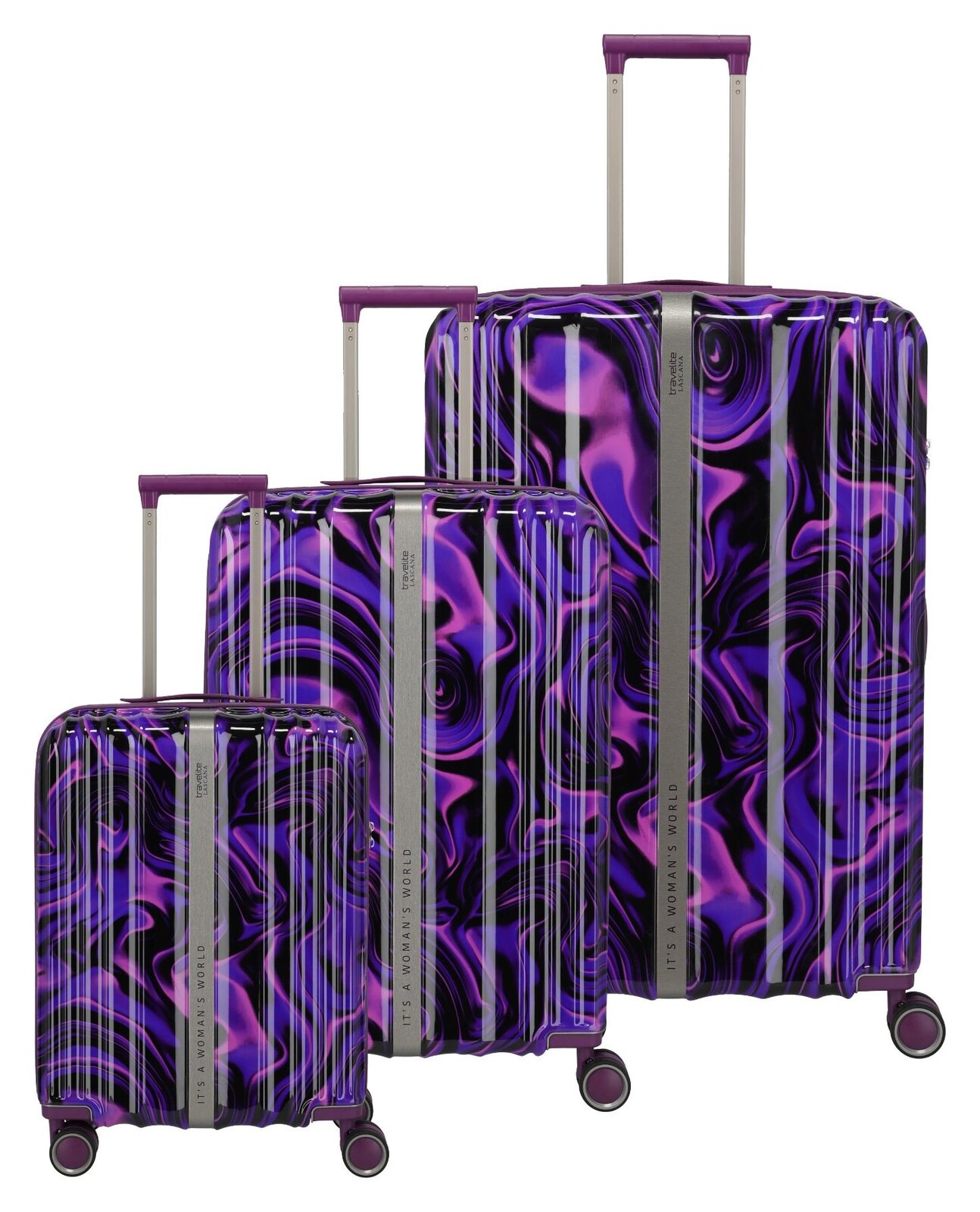 Travelite Lascana Edition S,M,L Purple Swirl