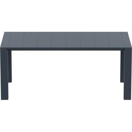 SIESTA Zahradní rozkládací stůl VEGAS medium 100 x 180 HODNOTY - barva plastu Siesta černá