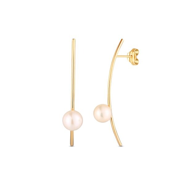 Náušnice s perlou 235-492-002260 1.30g