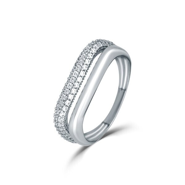 Prsten se syntetickými kameny 326-492-3855 57-2.85g