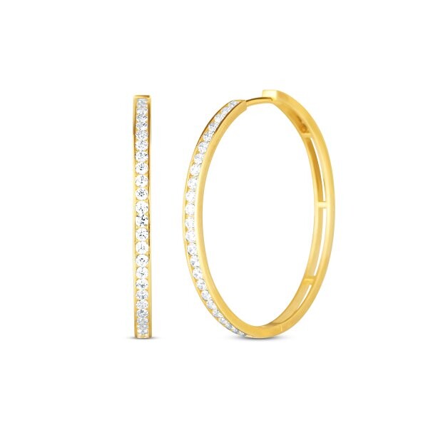 Náušnice se syntetickými kameny 236-492-000301 4.80g