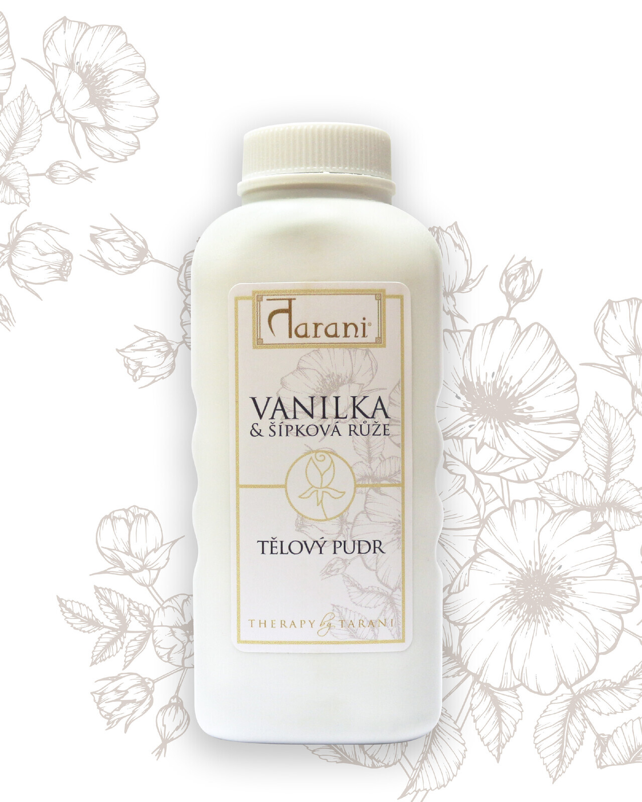 RŮŽE & VANILKA květový pudr