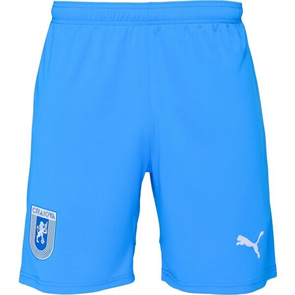 Puma UCV CRAIOVA SHORTS Pánské fotbalové šortky, tyrkysová, velikost