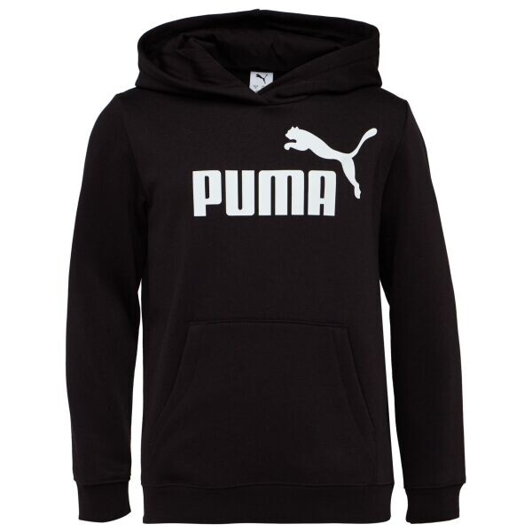 Puma ESSENTIALS NO.1 LOGO HOODIE FL G Dívčí mikina, černá, velikost