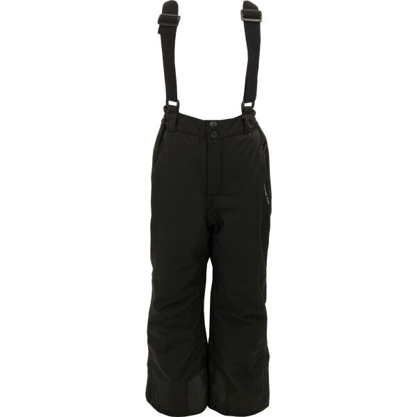 ALPINE PRO DORENO Dětské lyžařské kalhoty, černá, velikost 164-170