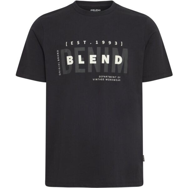 BLEND BHKIMAN Pánské tričko, černá, velikost