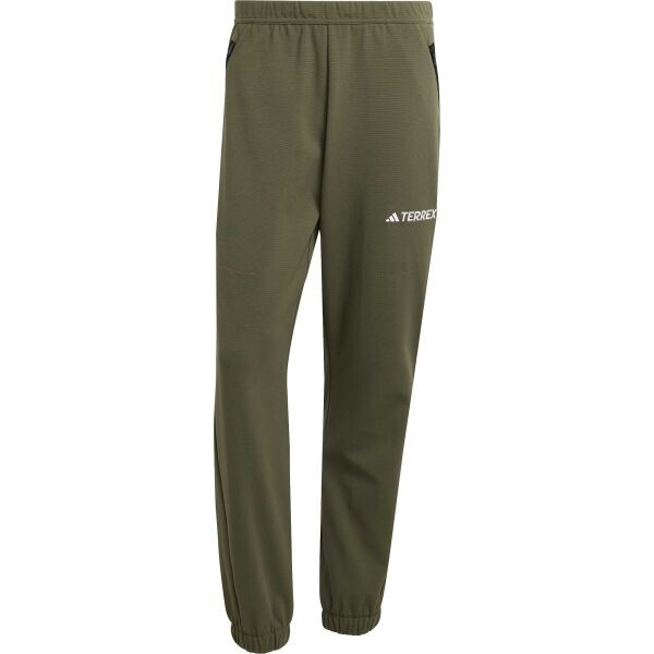adidas TEREX MULTI KNIT PANTS Pánské outdoorové kalhoty, khaki, velikost