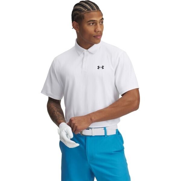 Under Armour T2G POLO Pánské polo triko, bílá, velikost L