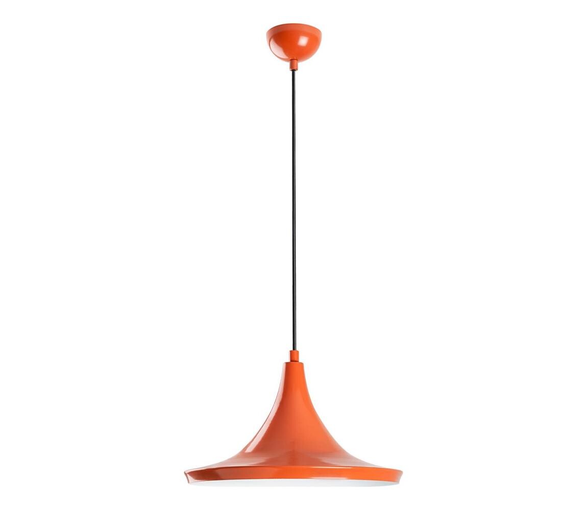 Lustr na lanku TOM 1xE27/40W/230V oranžová