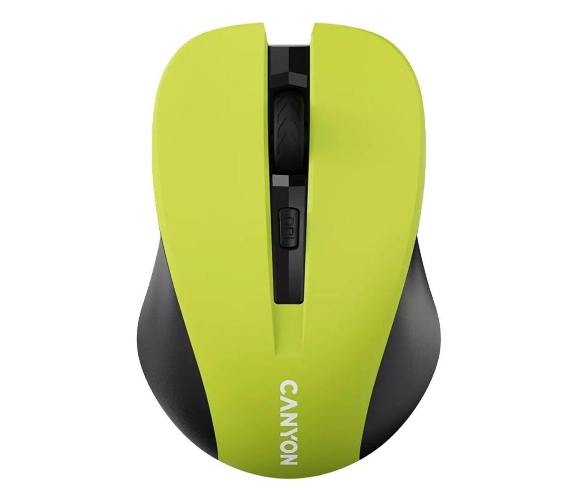 Canyon Canyon - Bezdrátová myš 800/1000/1200 DPI 2xAAA žlutá