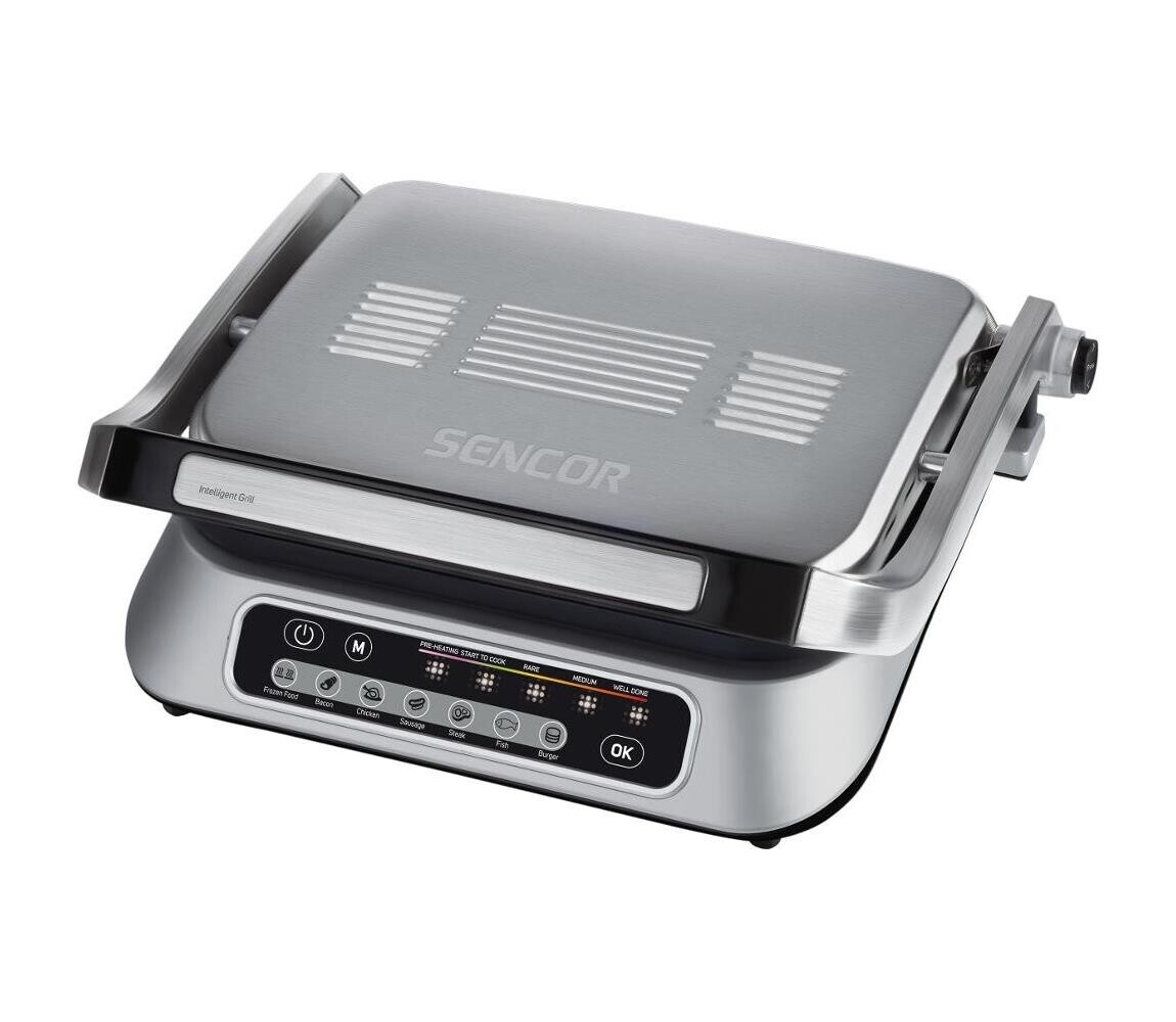 Sencor Sencor - Kontaktní gril 2100W/230V matný chrom