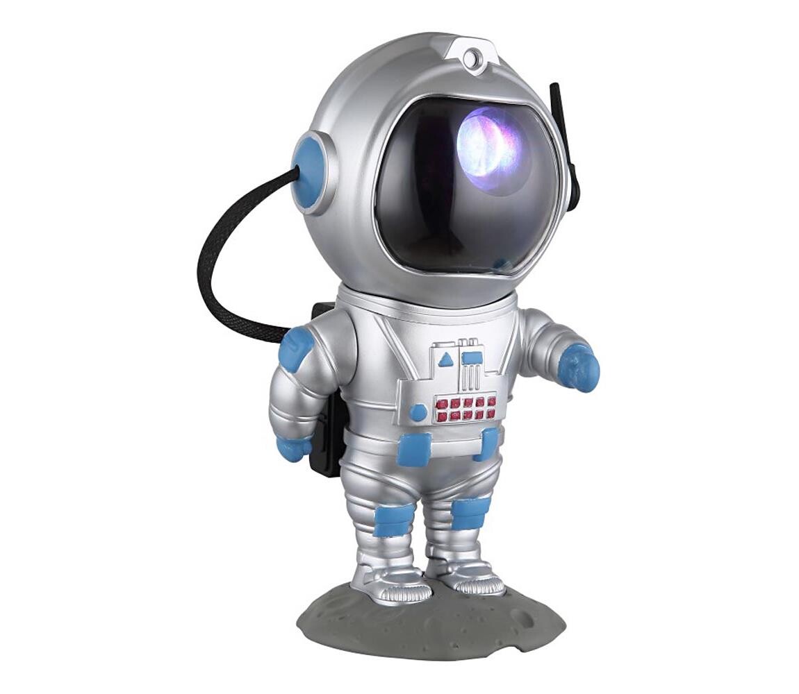 Globo Globo 28083 - LED RGB Stolní lampa COSMO LED/4,5W/5V kosmonaut stříbrná
