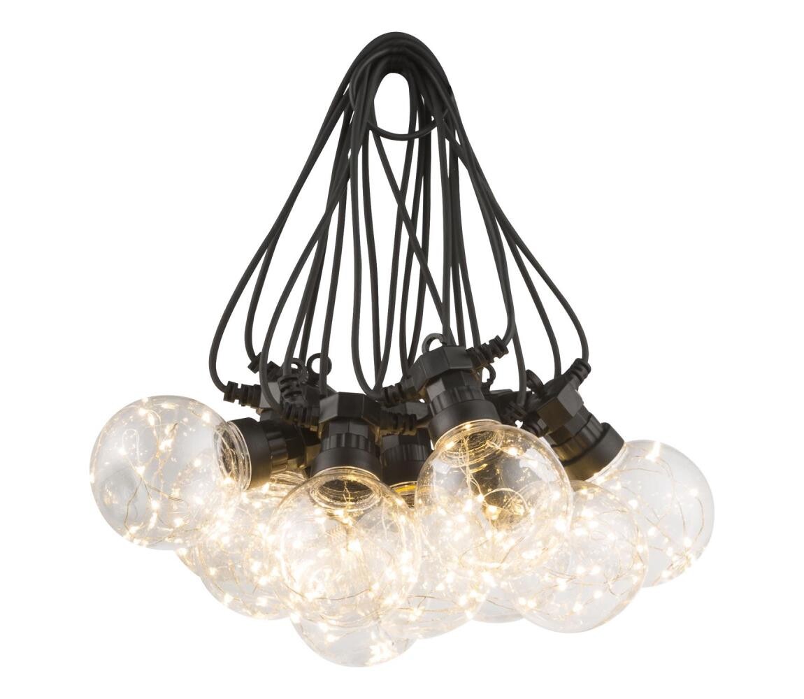 Globo Globo 34090N - LED Venkovní dekorační řetěz ALMAGA 10xLED/0,27W/230V 7,5 m IP44