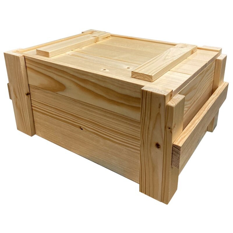 Dřevěná bedna na 6 lahví sektů