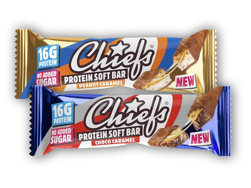Chiefs Chiefs Proteinová soft tyčinka 55g Varianta: peanut caramel