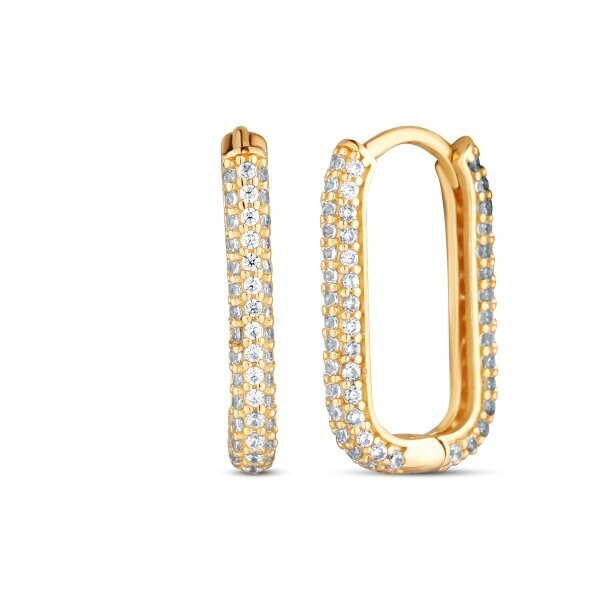 Náušnice se syntetickými kameny 236-492-255001 3.00g