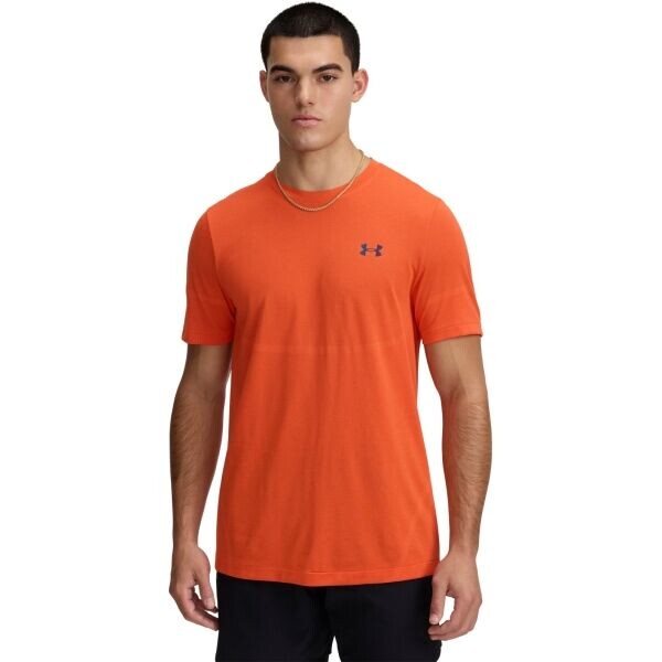 Under Armour RUSH LEGACY Pánské tréninkové tričko, oranžová, velikost M