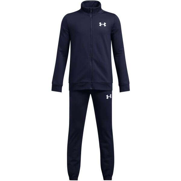 Under Armour KNIT TRACK SUIT Chlapecká sportovní souprava, tmavě modrá, velikost L