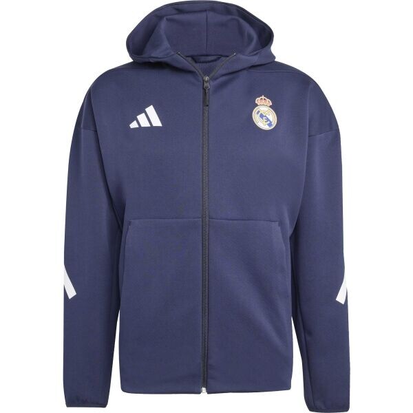 adidas REAL MADRID FC ANTHEM JACKET Pánská bunda, tmavě modrá, velikost