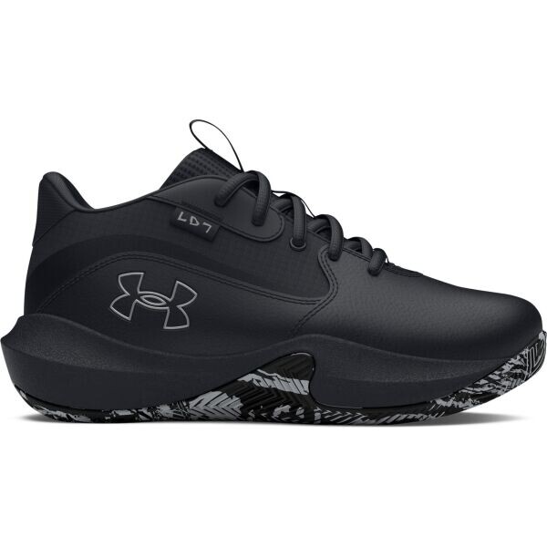Under Armour UA PS LOCKDOWN 7 Dětská obuv na basketbal, černá, velikost 30