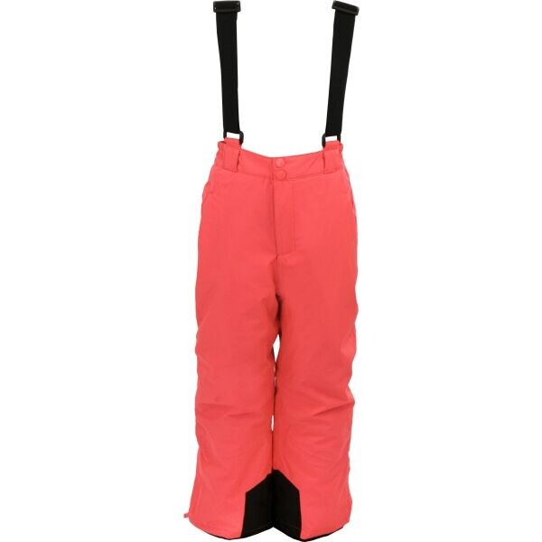 ALPINE PRO DORENO Dětské lyžařské kalhoty, růžová, velikost 140-146