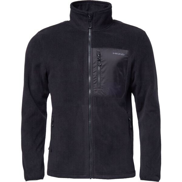 Head ASTONNO Pánská fleecová mikina, černá, velikost