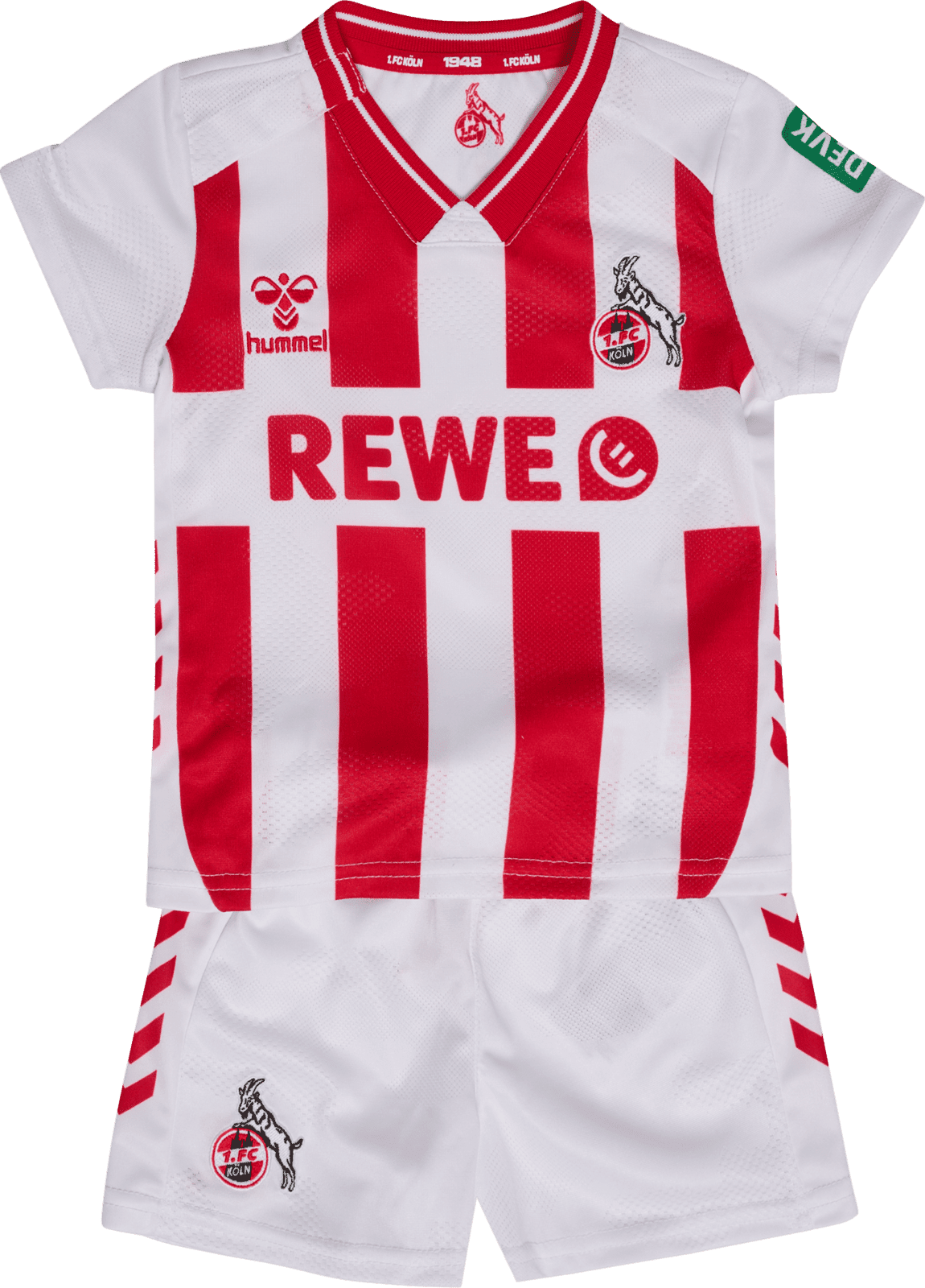 Souprava Hummel Hummel 1. FC Köln Mini Jersey Set Home 2025/26 Kids
