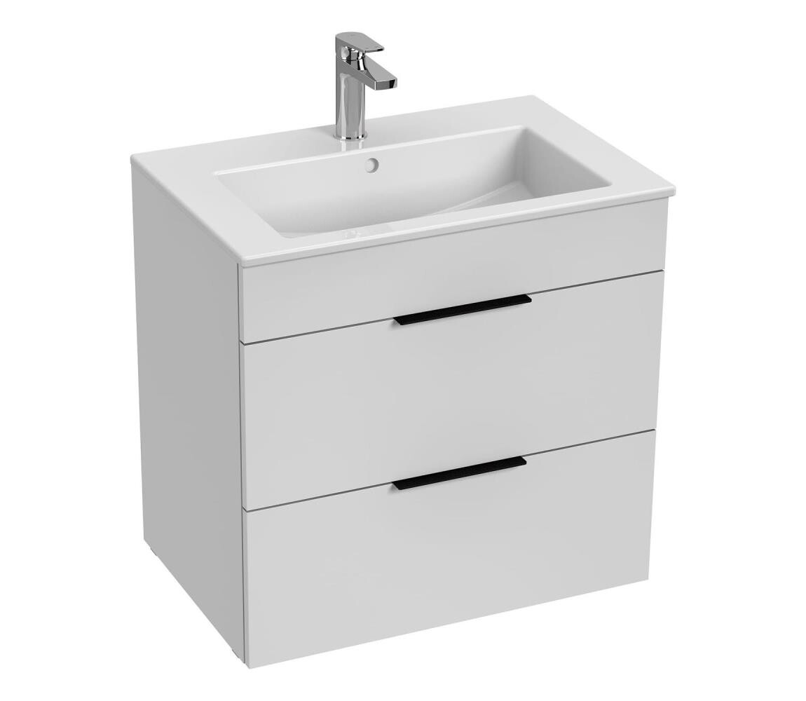 JIKA JIKA H4536021763001 - Koupelnová skříňka s umyvadlem CUBE 60,7x65 cm bílá