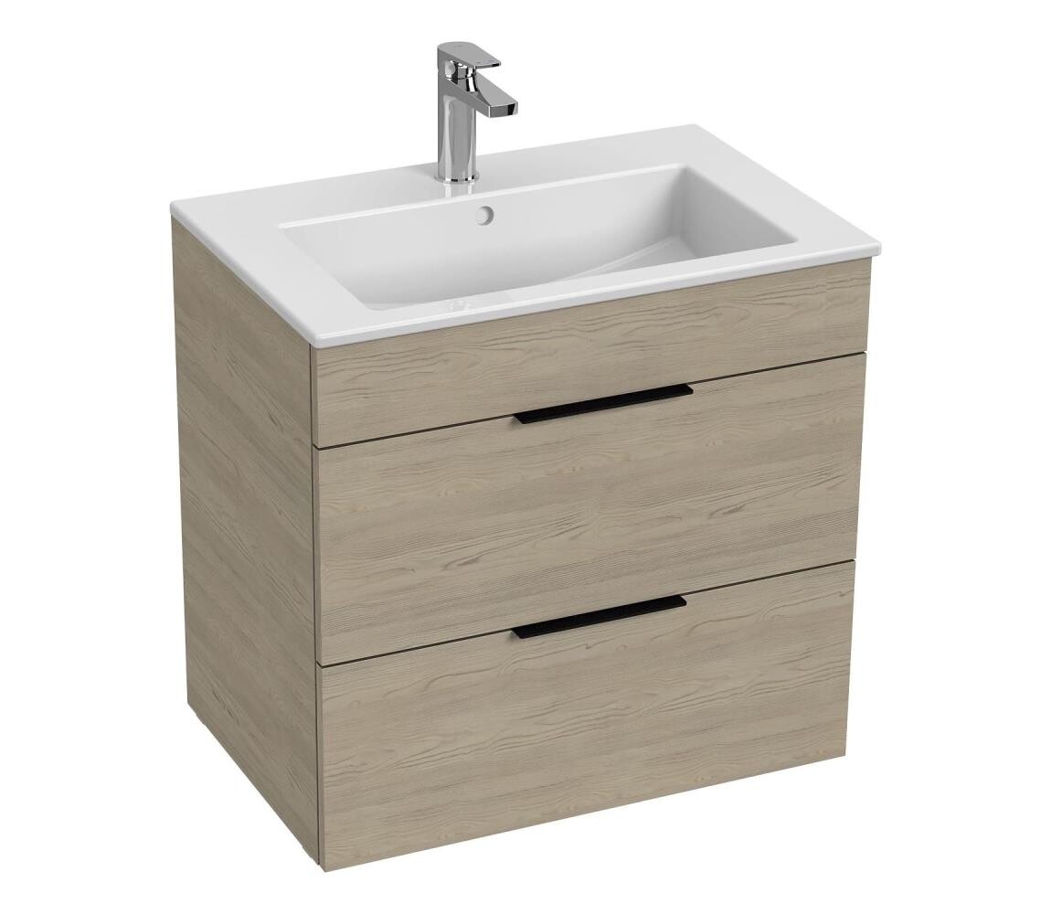 JIKA JIKA H4536021765141 - Koupelnová skříňka s umyvadlem CUBE 60,7x65 cm jasan