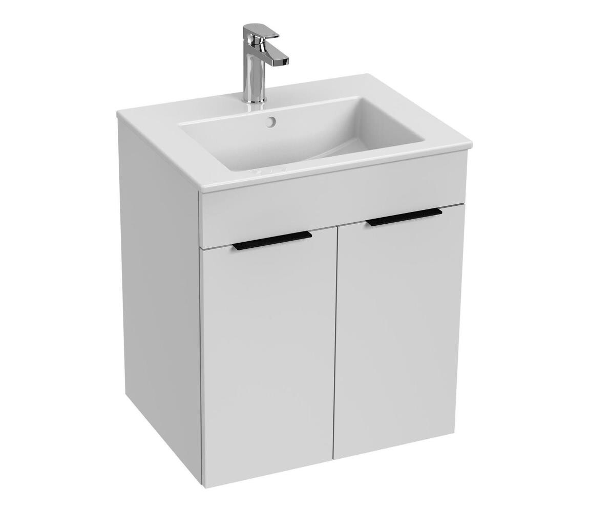 JIKA JIKA H4536111763001 - Koupelnová skříňka s umyvadlem CUBE 60,7x55 cm bílá