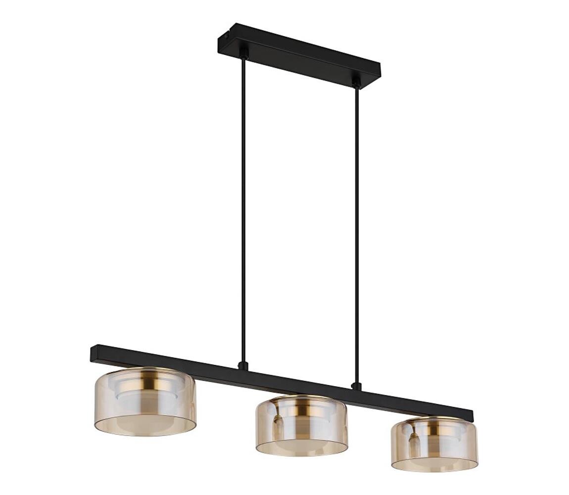 Globo Globo 16055-3HG - LED Lustr na lanku HIGGINS 3xGX53/6W/230V kouřová/hnědá