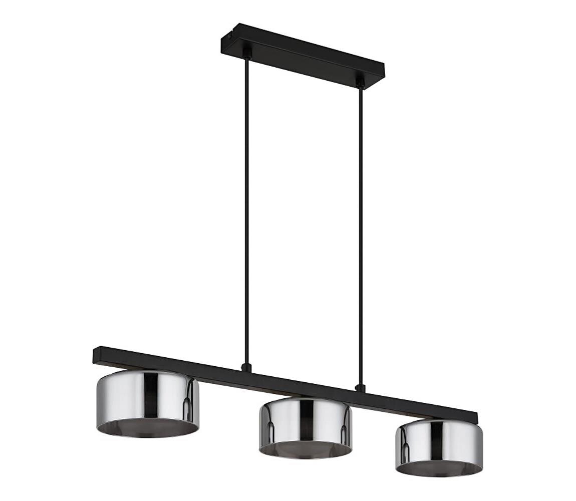 Globo Globo 16055-3HS - LED Lustr na lanku HIGGINS 3xGX53/6W/230V kouřová/černá