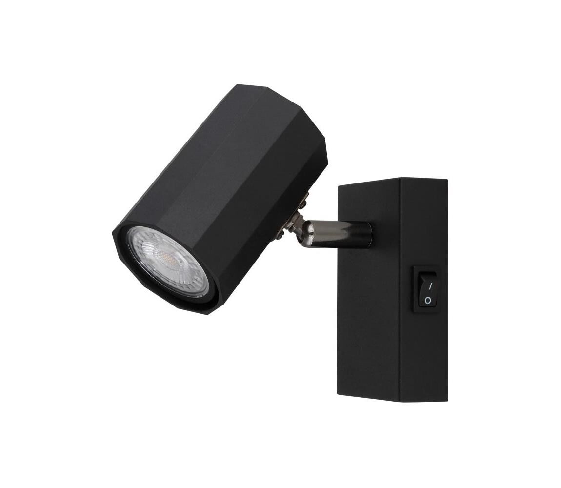 Globo Globo 57918-1B - Nástěnné bodové svítidlo JAMES 1xGU10/25W/230V černá