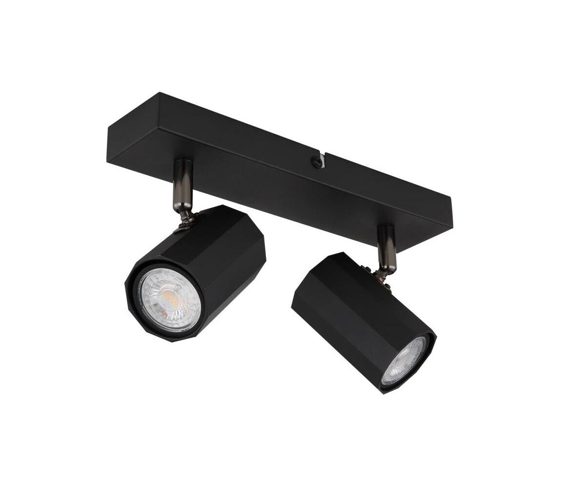 Globo Globo 57918-2B - Bodové svítidlo JAMES 2xGU10/25W/230V černá