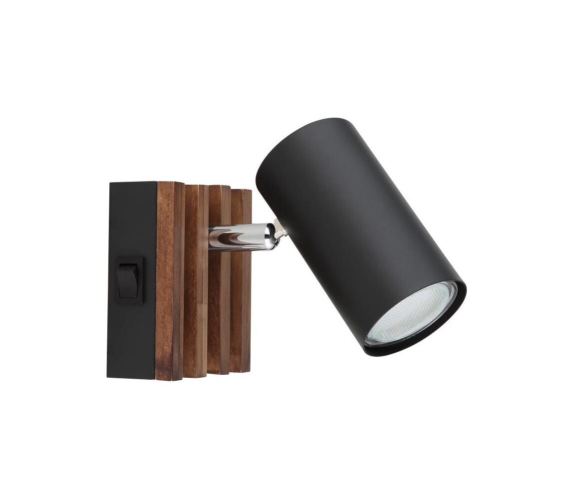 Globo Globo 57909-1 - Nástěnné bodové svítidlo KAYDEN 1xGU10/25W/230V černá