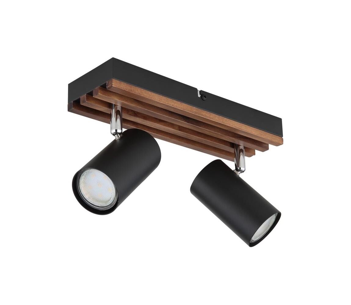 Globo Globo 57909-2 - Bodové svítidlo KAYDEN 2xGU10/25W/230V černá