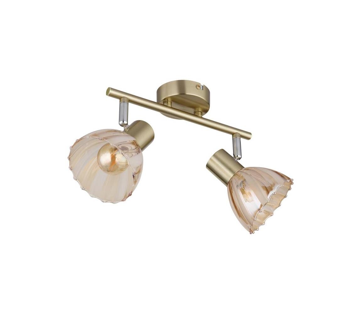 Globo Globo 54315M-2 - Bodové svítidlo ZACHERY 2xE14/40W/230V zlatá
