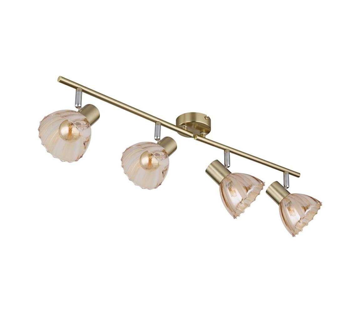 Globo Globo 54315M-4 - Bodové svítidlo ZACHERY 4xE14/40W/230V zlatá
