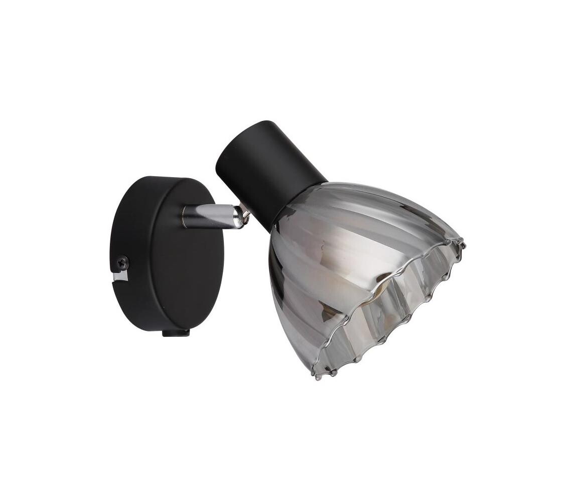 Globo Globo 54315S-1 - Nástěnné bodové svítidlo ZACHERY 1xE14/40W/230V černá