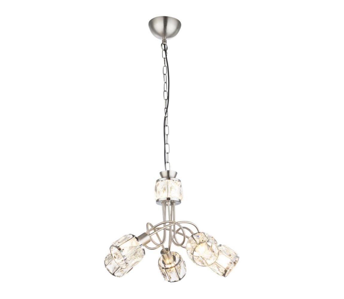 Globo Globo 54356-5H - LED Lustr na řetězu KRIS 5xE14/40W/230V + LED/5W