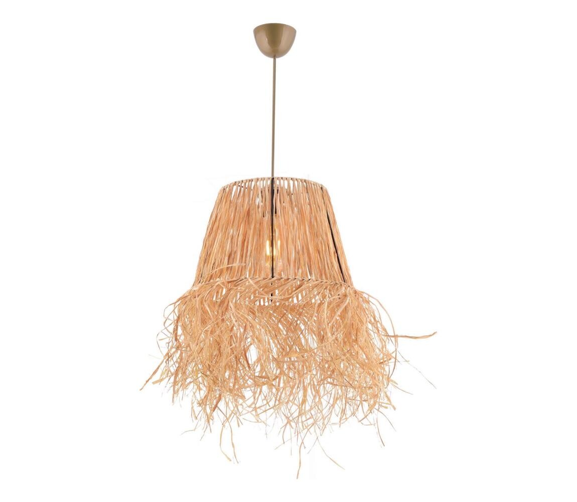 Lustr na lanku VALANCE 1xE27/40W/230V hnědá